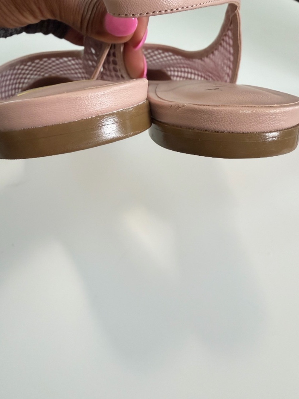 Anthropologie Mesh Slingback Pointed Toe Flats - Picture 6 of 11